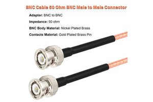 Shengda Factory Wholesale BNC Male To BNC Male Plug RG316 Coaxial Cable Assembly 50ohm RF Pigtail Communication Cables