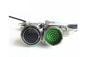 D38999 Type Fiber Optic Connector High Speed Tactical Cable Assembly