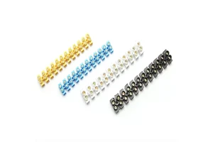 High Quality Electrical Terminal Blocks 3A Cable Connector Screw Terminal PE/PP/PA Material White ISO/CE Certified