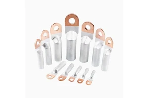 Electrical Terminal Crimp Terminal Copper and Aluminum Alloy Bimetallic Silver Plated 150V Automotive Cable Connectors