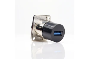 USB 3.0 2.0 Connector Panel Mounting D Type Metal USB Socket Female to Female