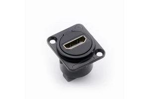 High Quality Wholesale Customised Connector Converter Audio Video Panel Mount Jack Connector