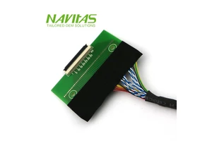 OEM RoHS Compliant PVC Insulated Tinned Copper FPC FFC 1.25mm 6 Pin DIP PCB Board 40 Pin 0.5mm Cable Assembly for Electronic Use