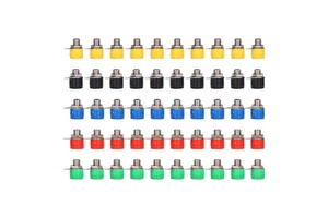 10Sets Banana Plug Stable Transmission Corrosion Resistant 4mm 5 Colors Banana Panel Terminal for Ship Computer