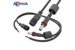 Temperature Probe Sensors 2.1mm 2.5mm Male Female IP65 Power Cable DC Waterproof Connector