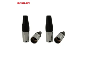 Outdoor Network Rj45 Connectors Plug Ip67 Ethernet Cat5 Cat6 8pin Male Ethercon Network Cable Connector Nickel Housing Plugs