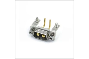 LUNG KAY High Current 10A Right Angle D-SUB 2W2 Male Connector Gold Plated R/A DIP Type 2W2 Connector for PCB