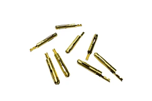 Single-Core 1-Pin Banana Plug Power Adapter High Elastic Terminal Connector Copper Contact IP20 15A Straight PCB Nylon/ABS