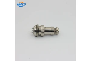 GX16 IP55 Brass Aviation Circular Connector Male Female Panel Mount Plug With PVC/PUR Cable For Industrial Machinery