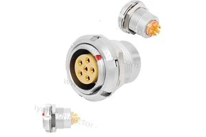 ECG EGG Circular Push Pull Connector for Audio Camera