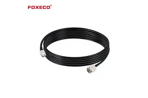 FOXECO N Cable N Type Coaxial Connector RF Adapters for Telecom Base Stations and Antennas