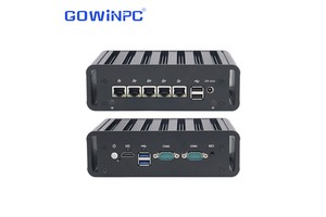 New Intel N100/N97 Fanless Mini PC 5-Port 2.5G I226-V DDR5 RAM Firewall Appliance for Proxmox ESXi Home Lab