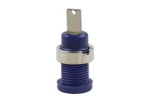 Panel Socket Connector 4mm Banana Socket ABS Plastic Shell Nickel-plated Resistance