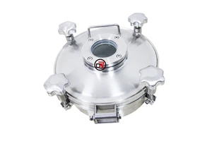 Superior Quality Sanitary 304 316L Stainless Steel Manhole Cover Circular Square Design Widely Used for Fabrication Services