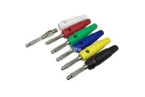 7-Pin High Current Banana and Tip Connectors Pure Copper Solder-Free 4mm High Elastic Side Stackable Connector Terminal