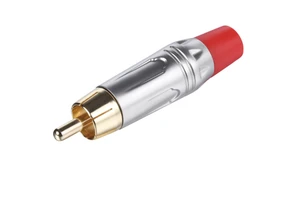 PRATT Wholesale Gold Plated RCA Connector RCA Male Plug Adapter for Video/Audio Wire Hifi AV Plug Plastic for Audio