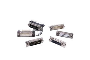 DB25 Male 25Pin Solder Type Aluminum Housing Copper Contact Power Cable D-SUB 25 Pin Connector Application