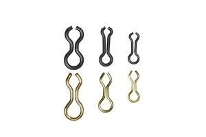 Carp Fishing Rig Accessories Terminal Tackle Carp Fishing Splay Rings Leader Sinker Eyes S M L Fishing Connector