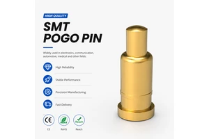Precision 2A 5A High Current Gold Plated Brass Spring Loaded Pogo Pin Connector SMT DIP PCB Mount Battery Contact Pogo Pin