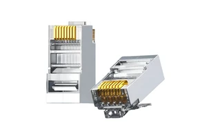 Factory price plug rj45 connector 8P8C RJ45 CAT6e Modular Plug Network Connector for Cat5 Cat5e Cat6 Cat6e Cable
