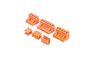 Pluggable PCB Terminal Block KF2EDG-5.08mm (Orange); 2EDGK-5.08 Male/Female Complete Set