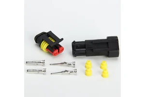 DJ7021-1.5-11 21 2 Pin Way HID Xenon Light Male Female Plug Socket Auto Car Waterproof Connector
