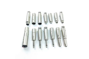 ABCCABLS XLR Female 1/4 Inch 6.35mm Female Socket Audio Adapter Microphone Plug Video Connector Connector Accessories