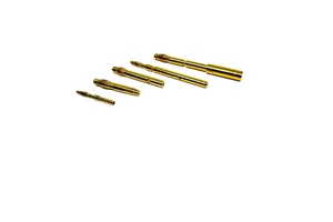 Gold-Plated 2mm Banana Plug and Tip Connectors Bullet-Shaped Male and Female Connector Accessories for Electrical Connection