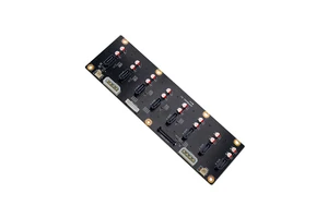 Server Backplane Circuit Board 8 SAS 7+7+15Pin HDD Adapter Motherboard Molex 4pin Power Supply 3pin Fan Header PCIe