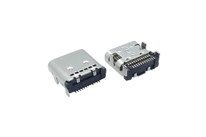 USB Type C Connector Female 24 Pin USB 3.1 SMD PD Fast Charging for Cable Assembly Vertical Solderable Housing Adaptor
