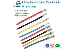 Wholesale Banana Plug Extension Wires 4.0mm Gold-Plated Bullet Connector Wire Harness