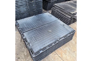 Reliable Rust Resistant Underground Drain Circular Resin Manhole Cover for Building Application