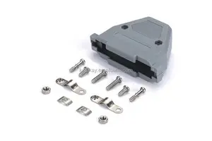High Quality D-SUB 37-Pin ABS Plastic Connector Hood Long Screw Cover for DB 37P Housing Cable DB 37 Pin Hood Premium Connectors