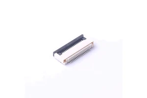 High-Durability 0.5mm Fine Pitch Flip-Type FPC Socket Wearable Devices SMT Mounting 8-24 Contacts 50V Rated 500M Insulation