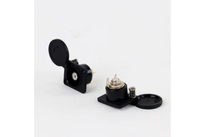 2mm Banana Jack Panel Mount Connector with Dust Cover
