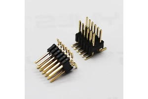 Double Rows Pin Header 1.0mm Pitch Height 1.0 1.5mm Smt Positions 02-50pin Male Dual Row Pin Header Connector