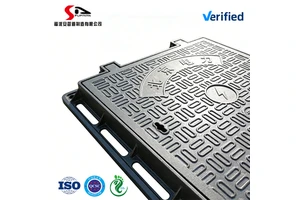 Round & Square Ductile Cast Iron Road Manhole Cover Customized Model