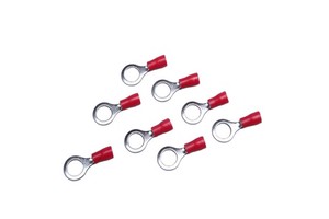 RV Red Yellow Blue Color 1.5/2.5/4/6mm2 Ring Spade Crimp Terminal Insulated Electrical Wire Connectors Cable Connector