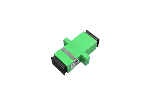 Lot of 100 SC/UPC APC SM Plastic Fiber Optic Connectors Singlemode Simplex Adapter Flange with High Visibility Optical Fibra