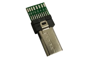 USB Connector USB Male for Camera Data USB 15Pin PCB Connector Flat Micro Adapter MP3 Socket