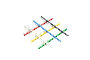 40PIN 2.54mm Full Color Single Row of Needles Straight Insert Headers for Board to Board & Mezzanine Connectors