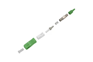 Optic Fiber Single Mode Simplex SC/APC Connector With 0.9mm Diameter Boot