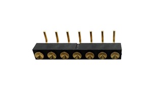 Factory Price 2.54mm Pitch Brass 3604 Pogo Pin Connector Female PCB Board Electronics Pin Header