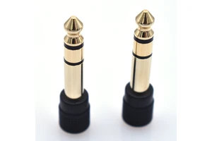 Gold Plating 6.35MM 1/4 Male Audio Connector 3.5MM 1/8 Female Stereo Plug & Mono Plug for Audio & Video Equipment