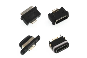 Waterproof Ip66 1.0mm 1.5mm Ip68 4 Pin Female Male Type a B C Pogo Magnetic Power Usb Connector for Panel Mount