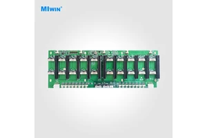 MIWIN OEM Factory 10 Card Direct Plug-in GPU Backplane 11 PCIe 5.0 X16 Slot Expansion Board11 Slots ODM PCIE GPU Backplane
