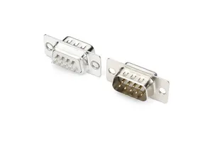 High Quality D-SUB 9Pin DB 9P Male Connector D-SUB 9 Pin Solder Type Connector for Cable