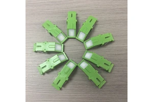 Fiber Optic Connector SC/APC Transparent Fiber Optic Shutter Adapter Adapters Shutter Avoid Laser Adapter