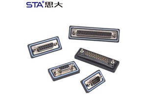 EDB25 44pin IP67 Waterproof Connector Curved Male Female Socket Straight Solder/PCB Connector DB5W5/DB9W4/DB13W3/DB17W2/21W1