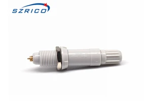 Circular Push Pull Connectors PVC PUR Cable Automotive Sensor 0P 1P 2P Socket Plug Plastic Connector